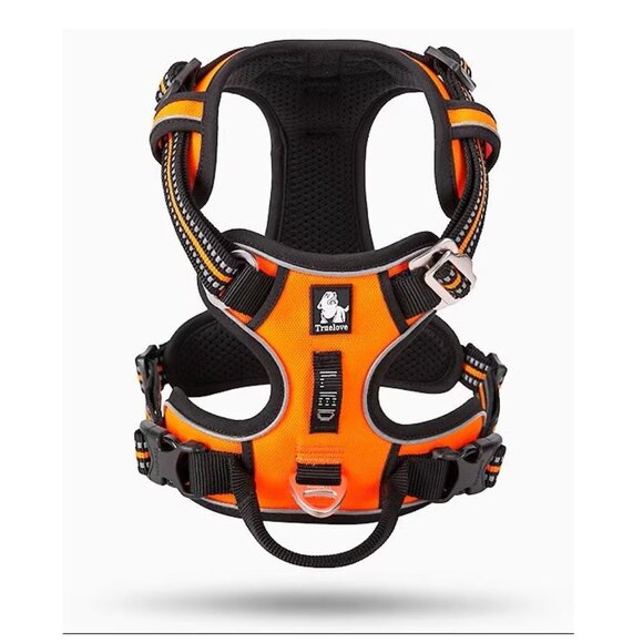 Chai's Choice Premium Polyester Reflective Front Clip Dog Harness, Small - Picture 2 of 12